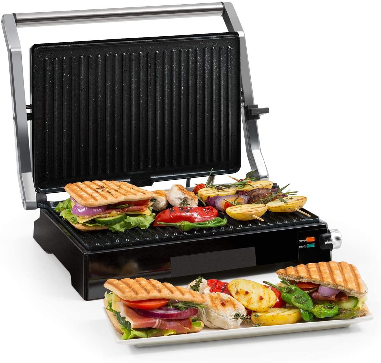 Klarstein Buffalo Paninimaker Contact Grill