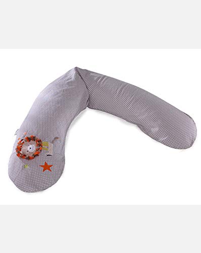 Replacement Cover For The Original Theraline Pregnancy And Nursing Pillow, 100% Cotton. Application Crackle Lion