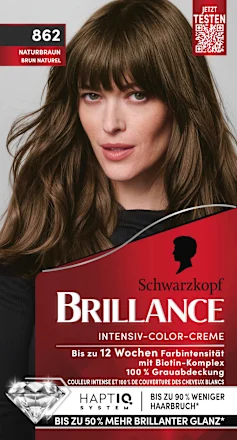 Schwarzkopf Brillance Hair color 862 Natural Brown, 1 pc.
