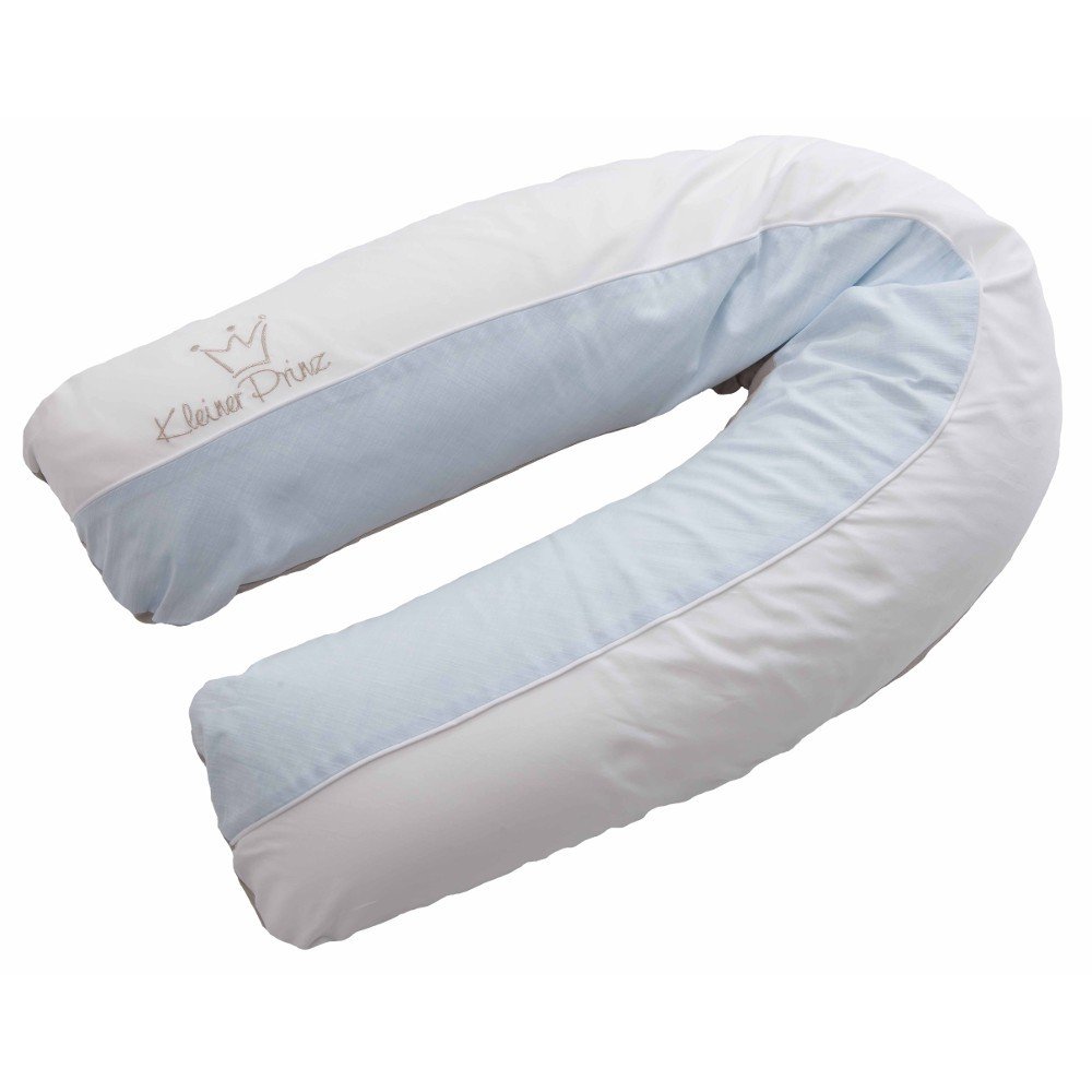 Bebes Collection Be Be\'s Collection 340 Nursing Pillow with Cover Prince New Blue