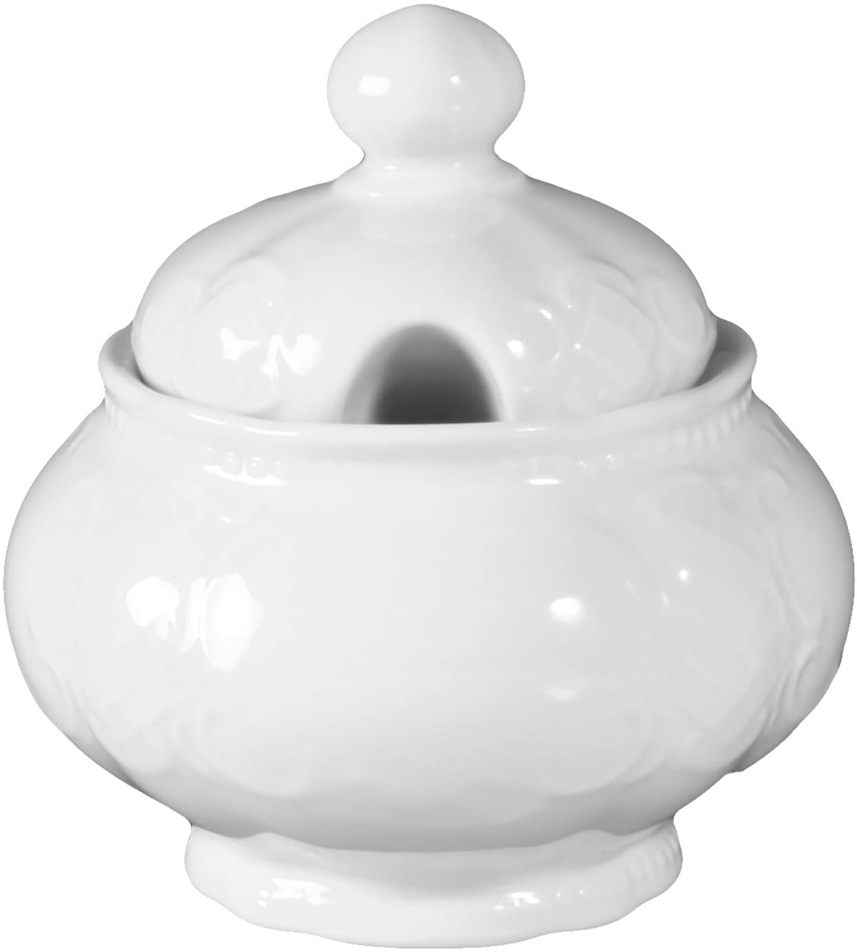 Sugar Bowl 9.6 cm Salzburg White Universal 00003 by Seltmann Weiden