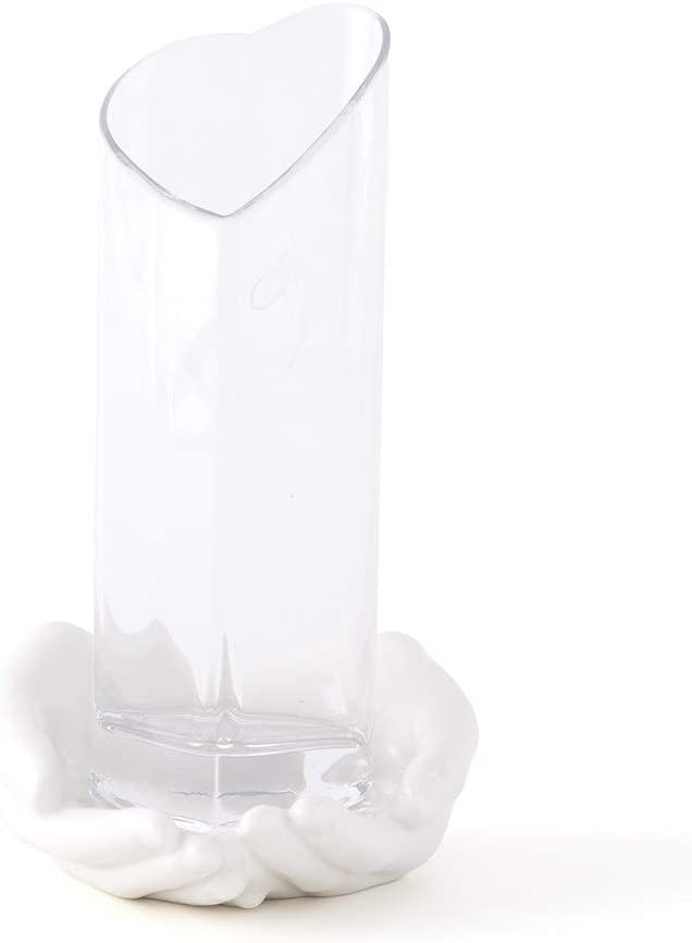 Unbekannt Weddingstar 8652 Heart Glass Memorial Vase with Porcelain Hands Love Floor