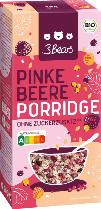 3Bears Porridge pinke Beere, 350 g