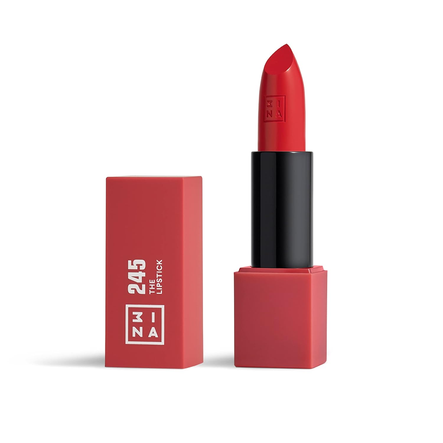 3ina make -up - The Lipstick 245 - Pink Red Lipstick - Matte Lip Pen With Vitamin E And Shea Butter - Long -Lasting Highly Pigmented Cream - Vanilla Fragrance - Vegan - Cruethy Free
