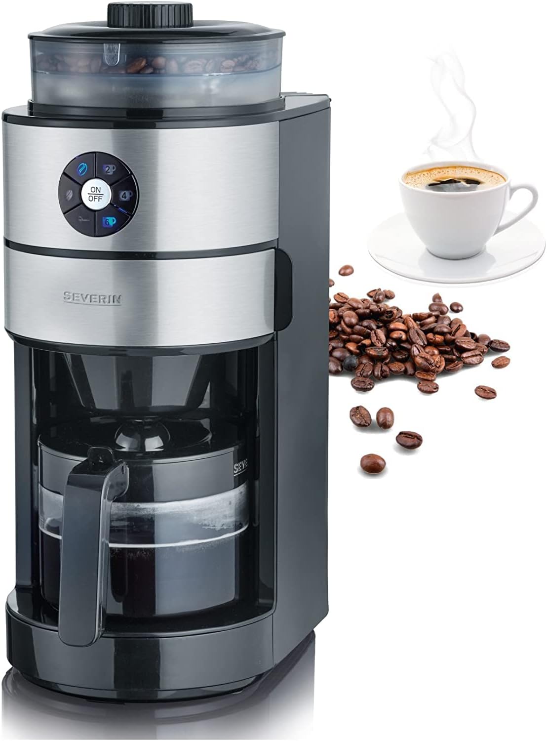 Coffee Machine with Grinder