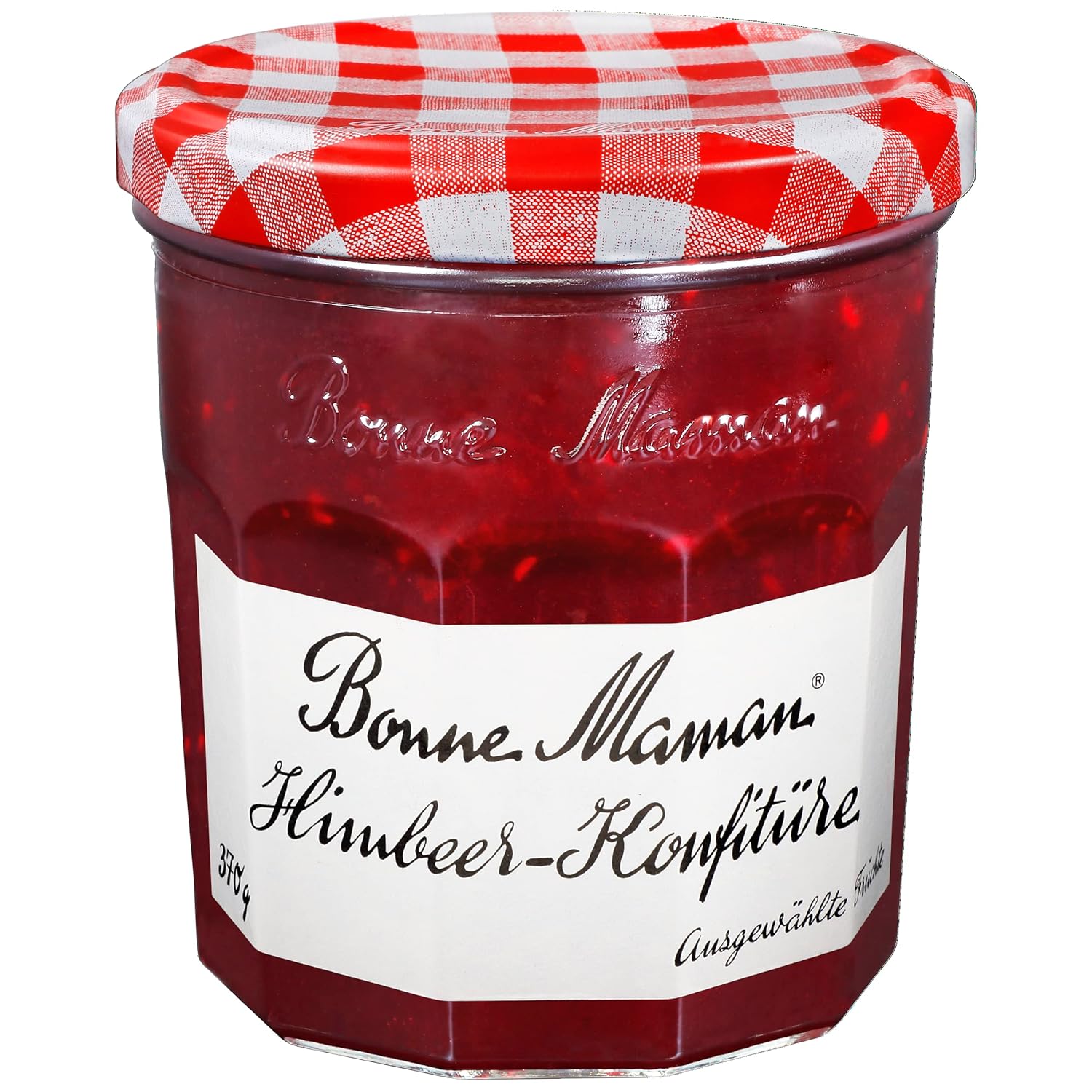 Bonne Maman Raspberry Jam Extra, 370 g (Pack of 1)