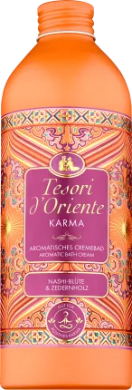 Tesori d'Oriente Cream bath Karma, Nashi flower & cedar wood, 500 ml