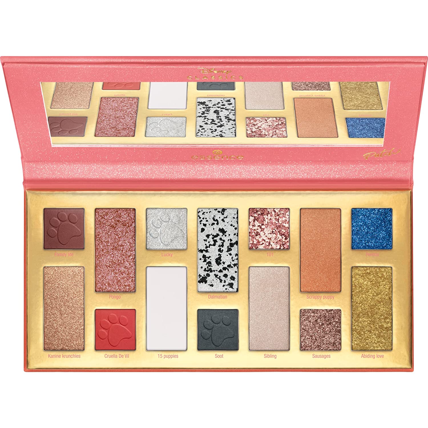 essence cosmetics essence Disney Classics Patch Silky Eyeshadow Palette, No. 03 Dognapped!, M, ‎03 dognapped!