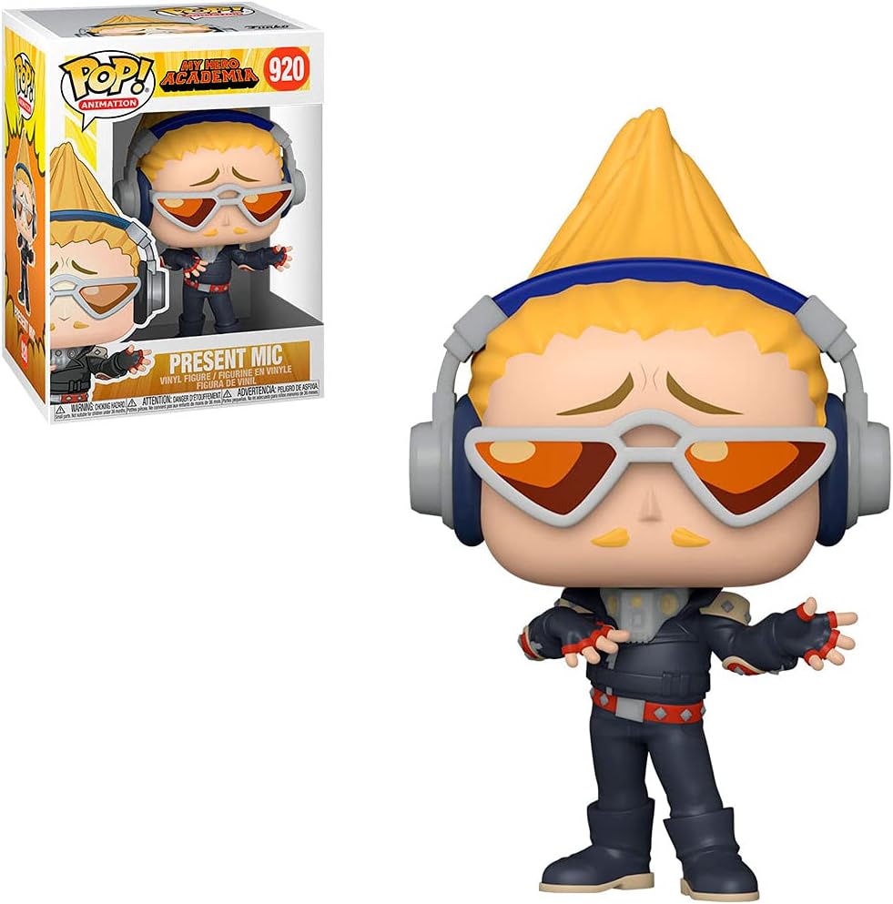 Funko Pop! Animation: My Hero Academia (MHA) - Present Mic - Vinyl Collectible Figure - Gift Idea - Official Merchandise - Toy for Children and Adults - Anime Fans - Model Figure for Collectors