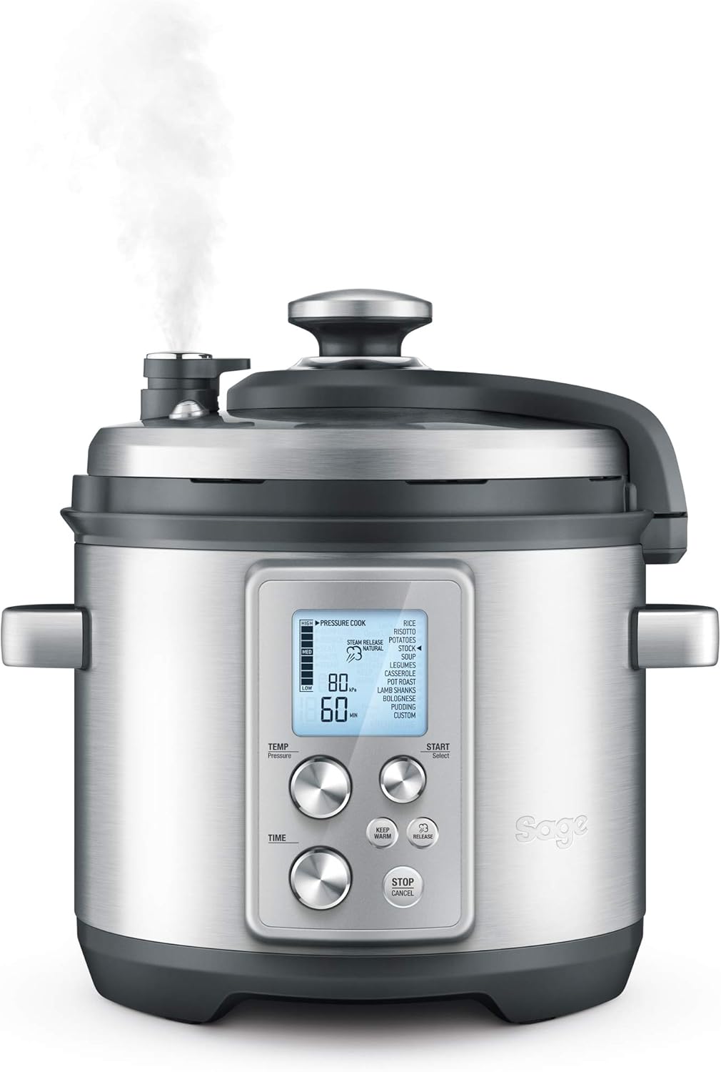 Sage The Fast Slow Pro Stainless Steel Multicooker, Silver