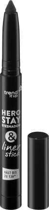 trend !t up Eye shadow Hero Stay & Liner Stick Black 010, 1.4 g
