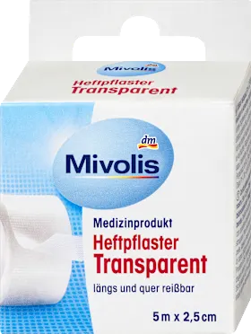Transparent adhesive plaster, 5 m