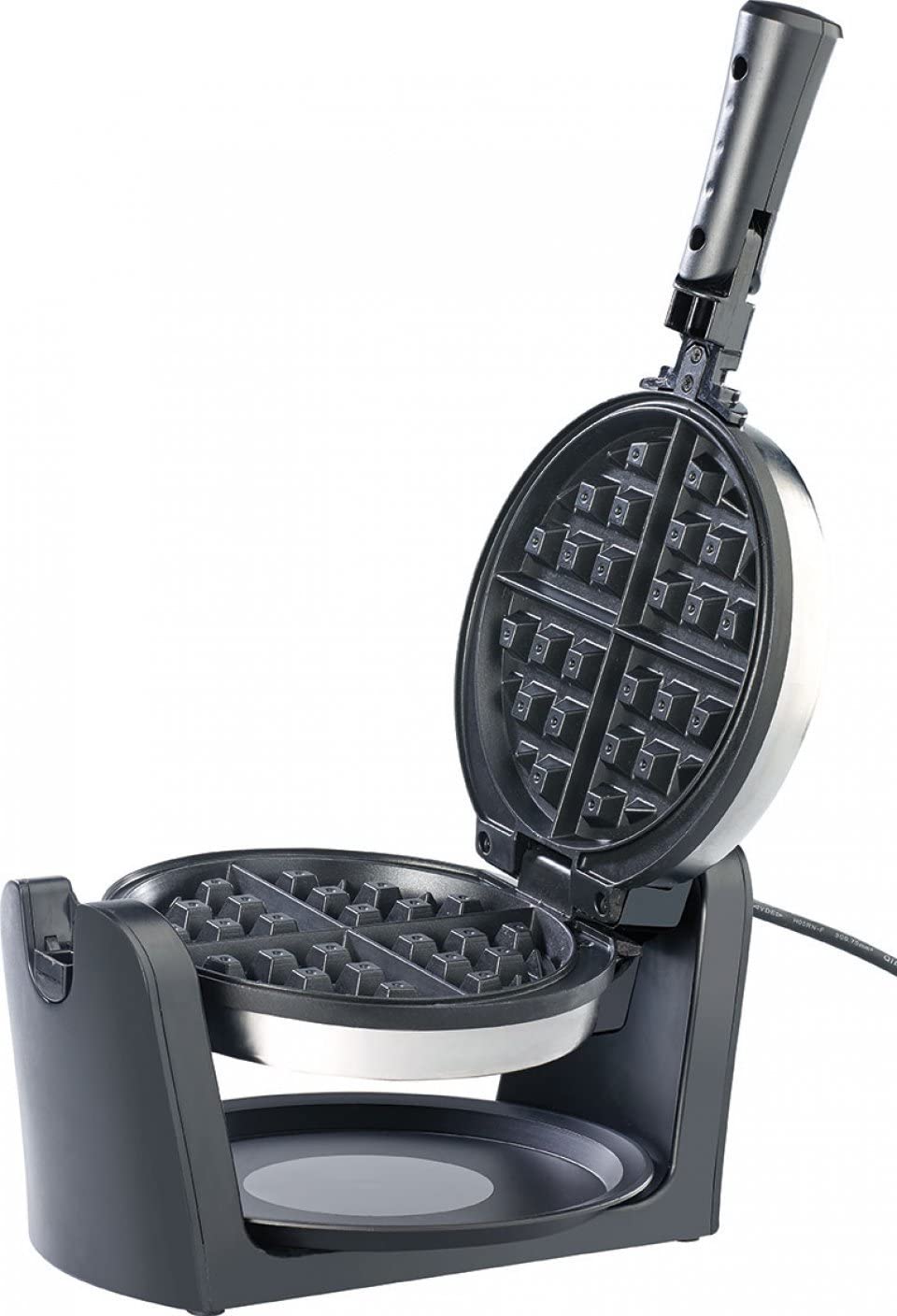 ROSENSTEIN & SOHNE Rosenstein & Söhne Stainless Steel Rotating Waffle Iron