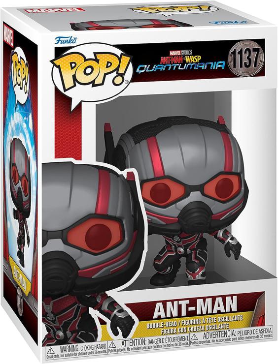Funko Pop! Vinyl Marvel: Ant Man Quantumania - Ant-Man - Ant-Man Quantumania - Vinyl Collectible Figure - Gift Idea - Official Merchandise - Toys For Children and Adults - Movies Fans