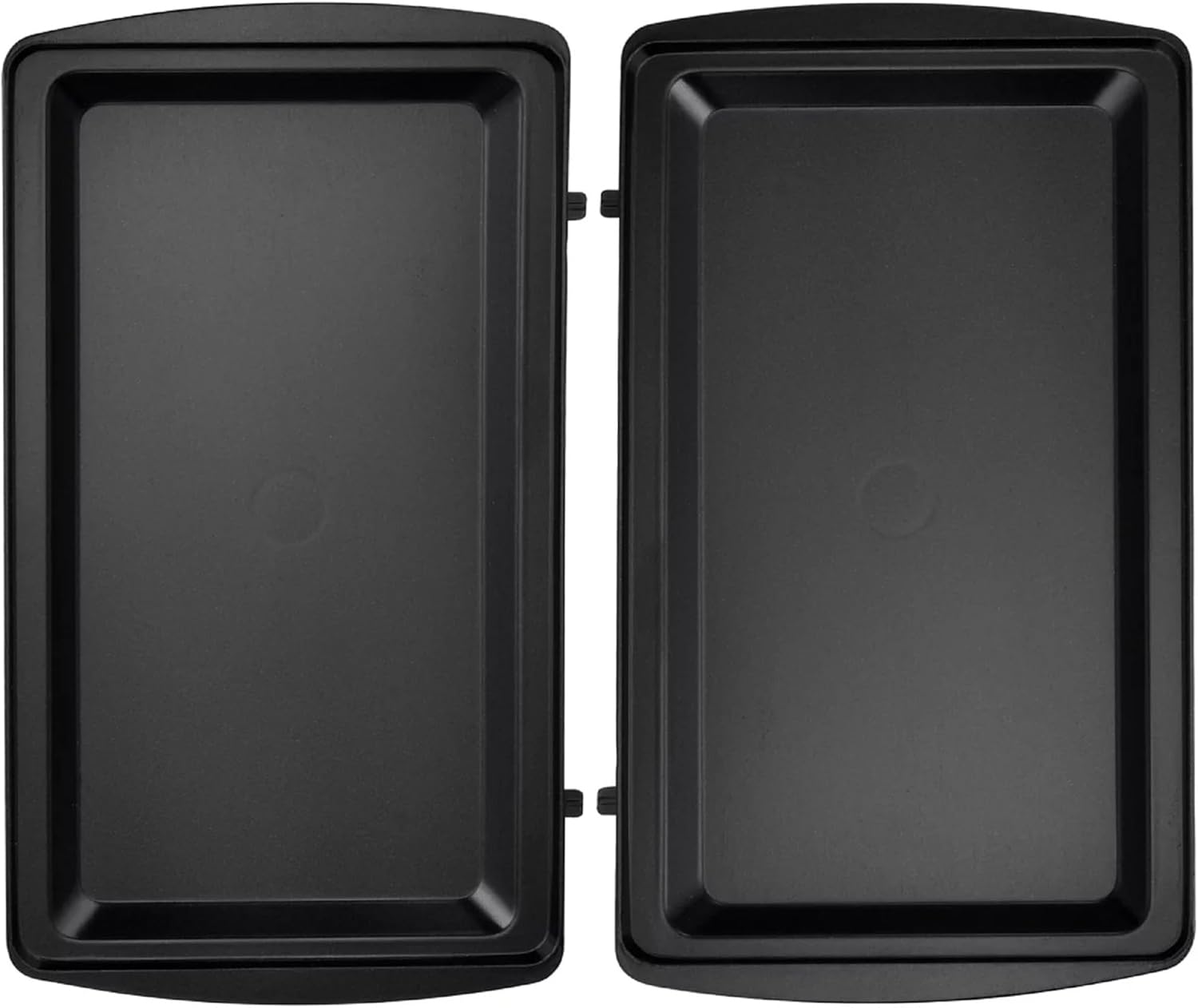 Syntrox Germany Plate Selection: Teppanyaki Grill, Multimaker Accessories, Plate Size 23.5 x 13.2 cm, Cooking Utensils, Black, Teppanyaki Maker, Contact Grill Accessories, Kitchen Appliances Extension