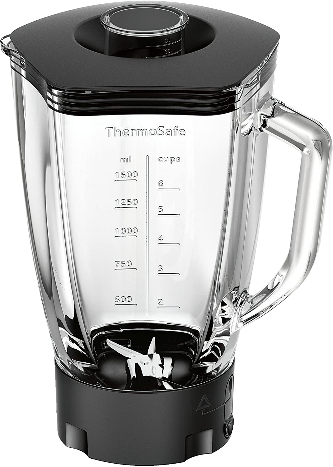 Bosch Hausgerate Bosch MUZ9MX1 ThermoSafe Glass Blender with Stainless Steel Knife for OptiMUM Food Processor