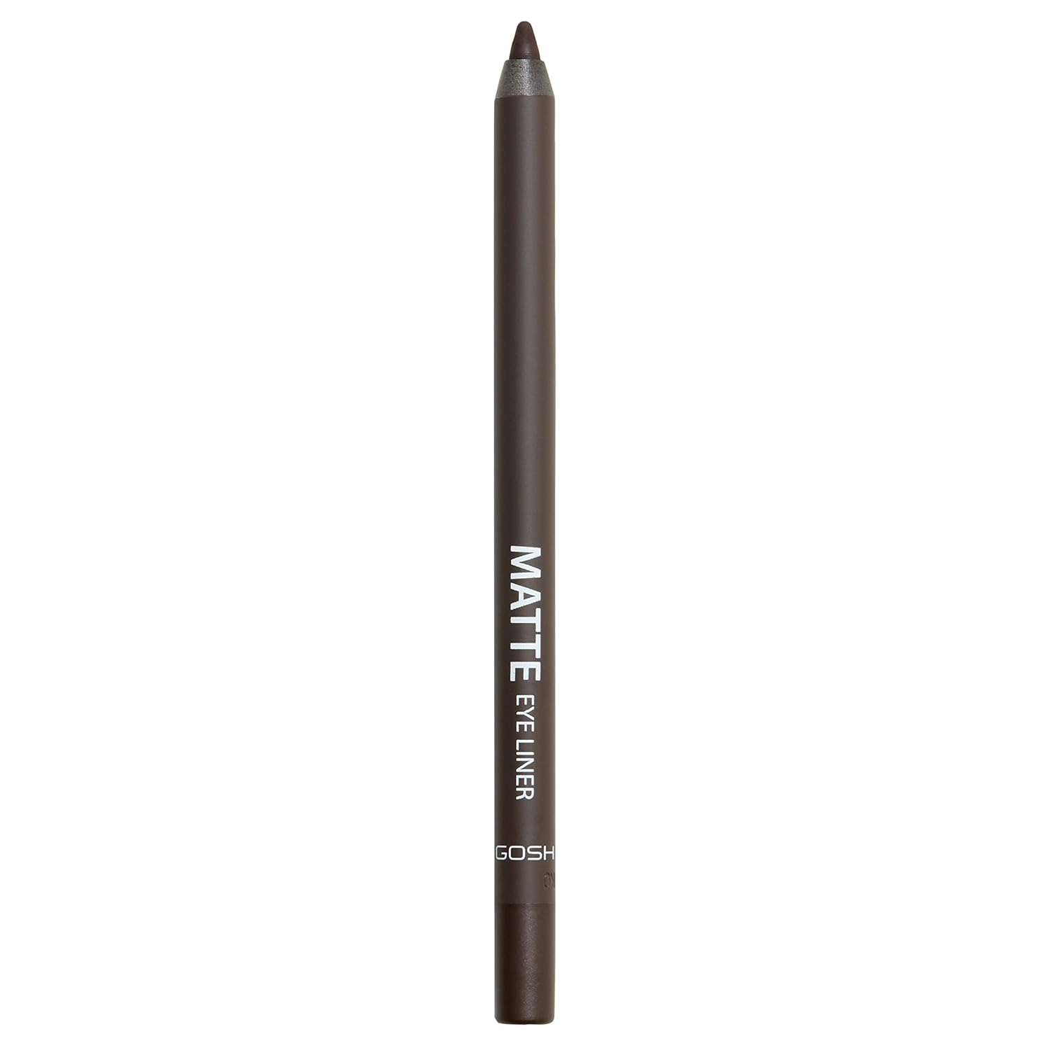 GOSH Matte Eyeliner in Warm Dark Brown, Creamy Soft Texture for Easy Application, High Coverage, Ideal for Smokey Eyes, Perfect with Mascara, Vegan & Fragrance-Free, 004 Mocha
