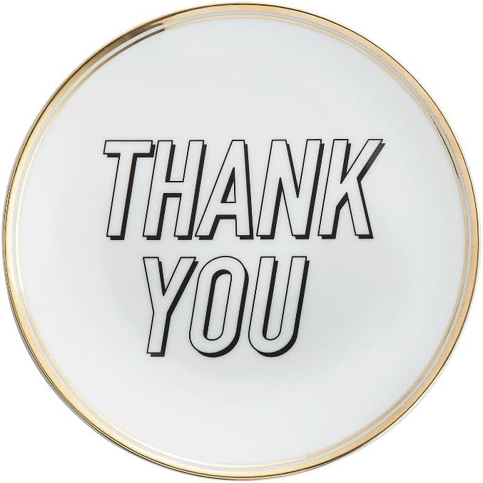 Bitossi Home & Funky Table La Table SCOMPOSTA Plate Thank You Diameter 17 cm