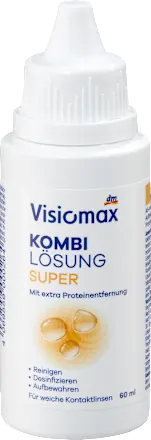 Visiomax Contact lens care product, multi-purpose solution Super, travel size, 60 ml