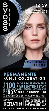 Syoss Hair Lightener 12_59 Cool Platinum Blonde, 1 pc