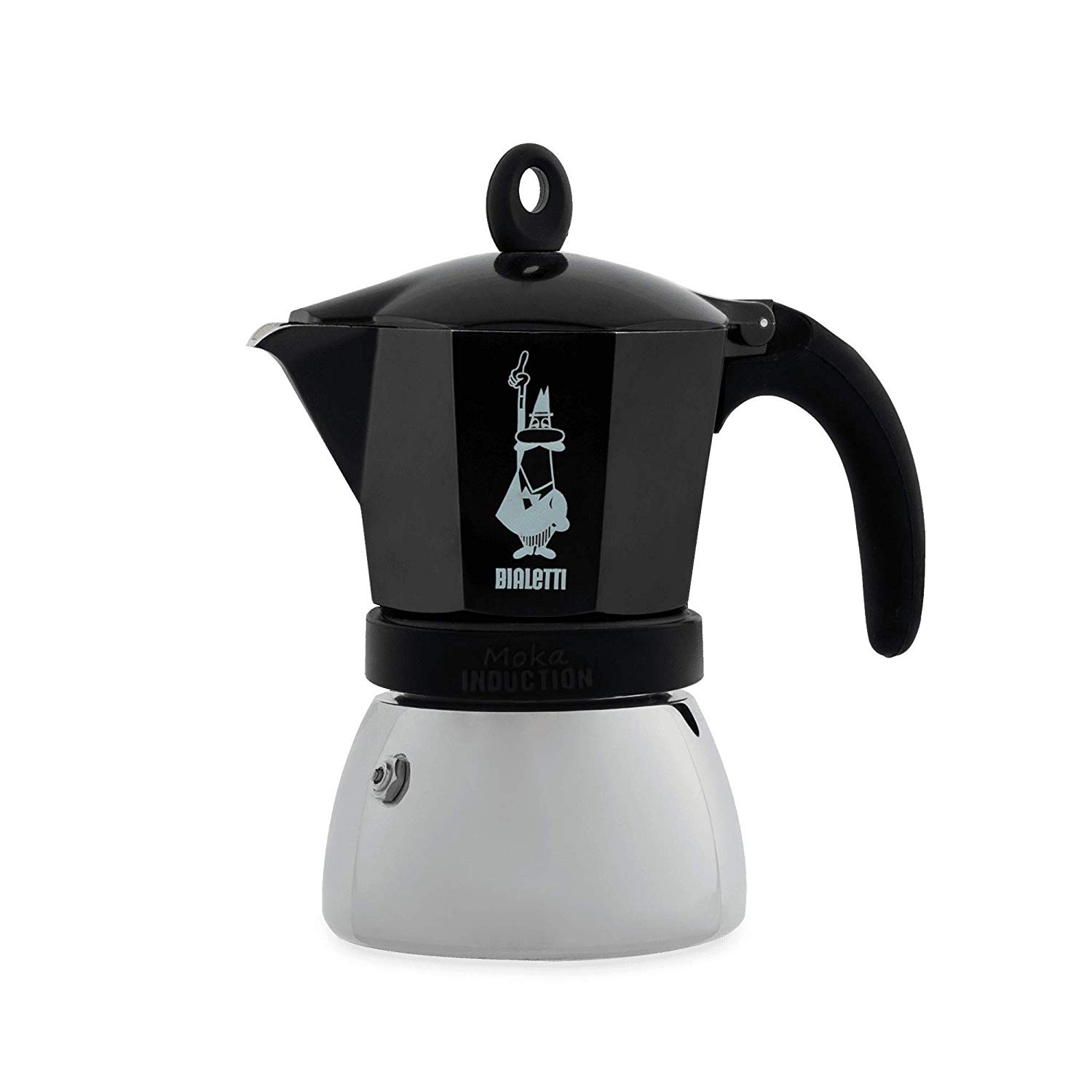 Bialetti 4813 Espresso Maker 6 Cup Thermal Jug, Stainless Steel, 17.3 X 12.
