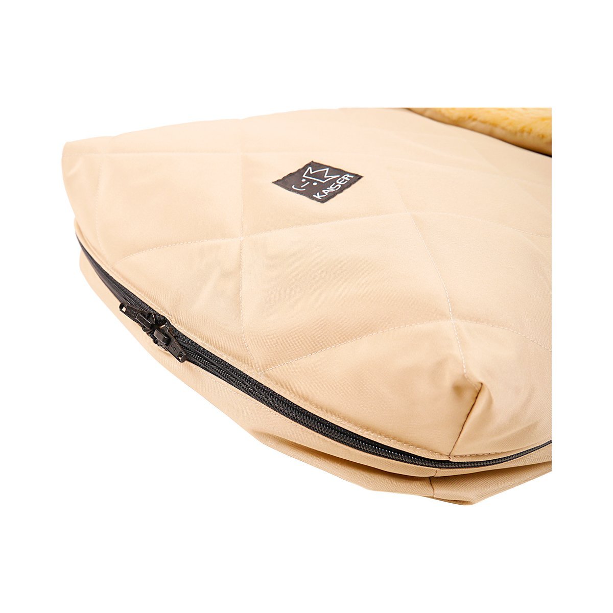 Kaiser Stroller Sheepskin Foot Muff Naturell Buggy sand