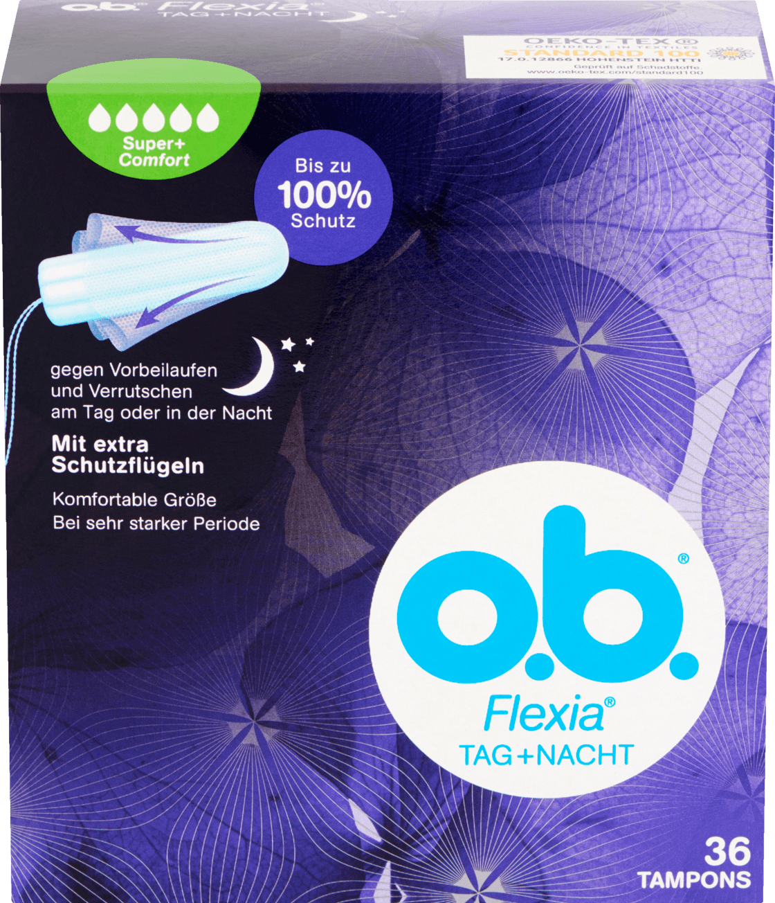 o.b. Tampons Flexia Super Plus, 36 St