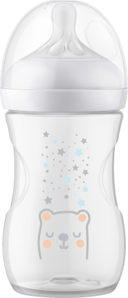 Philips Avent Baby bottle natural response white/bear, from birth, 260ml, 1 st
