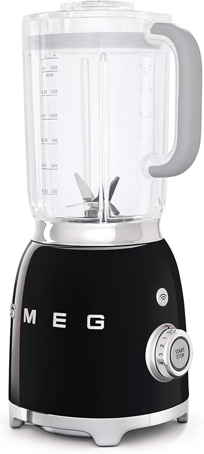 Smeg BLF01BLEU Blender BLF01BLEU-black, Black