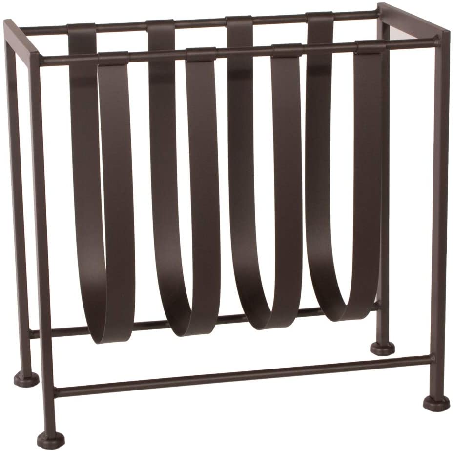 Varia Living Leonardo Newspaper Stand Metal Black Newspaper Holder In Moder
