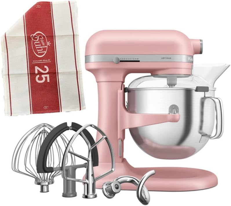 Kitchenaid Artisan Food Processor 6.6 L Dried Rose 5KSM70SHXEDR