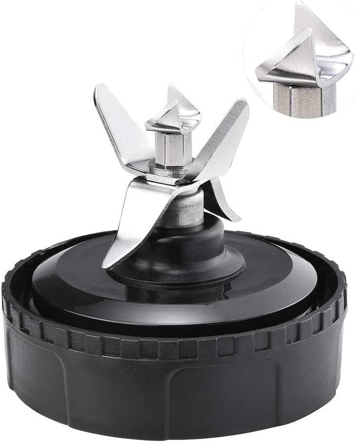 WWjiuyue Blender Replacement Parts for Ninja Blender Blade Compatible with Nutri Ninja Auto iQ Blade BL660 BL770 BL771 BL772 BL773CO BL780 (6 Fins)
