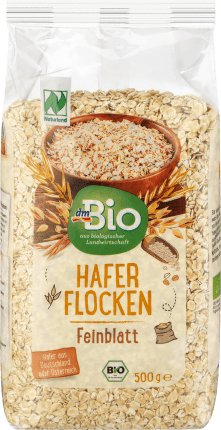 dmBio Oatmeal fine leaf Naturland, 500 g