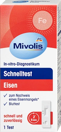 Mivolis Quick test iron, 1 application, 1 pc