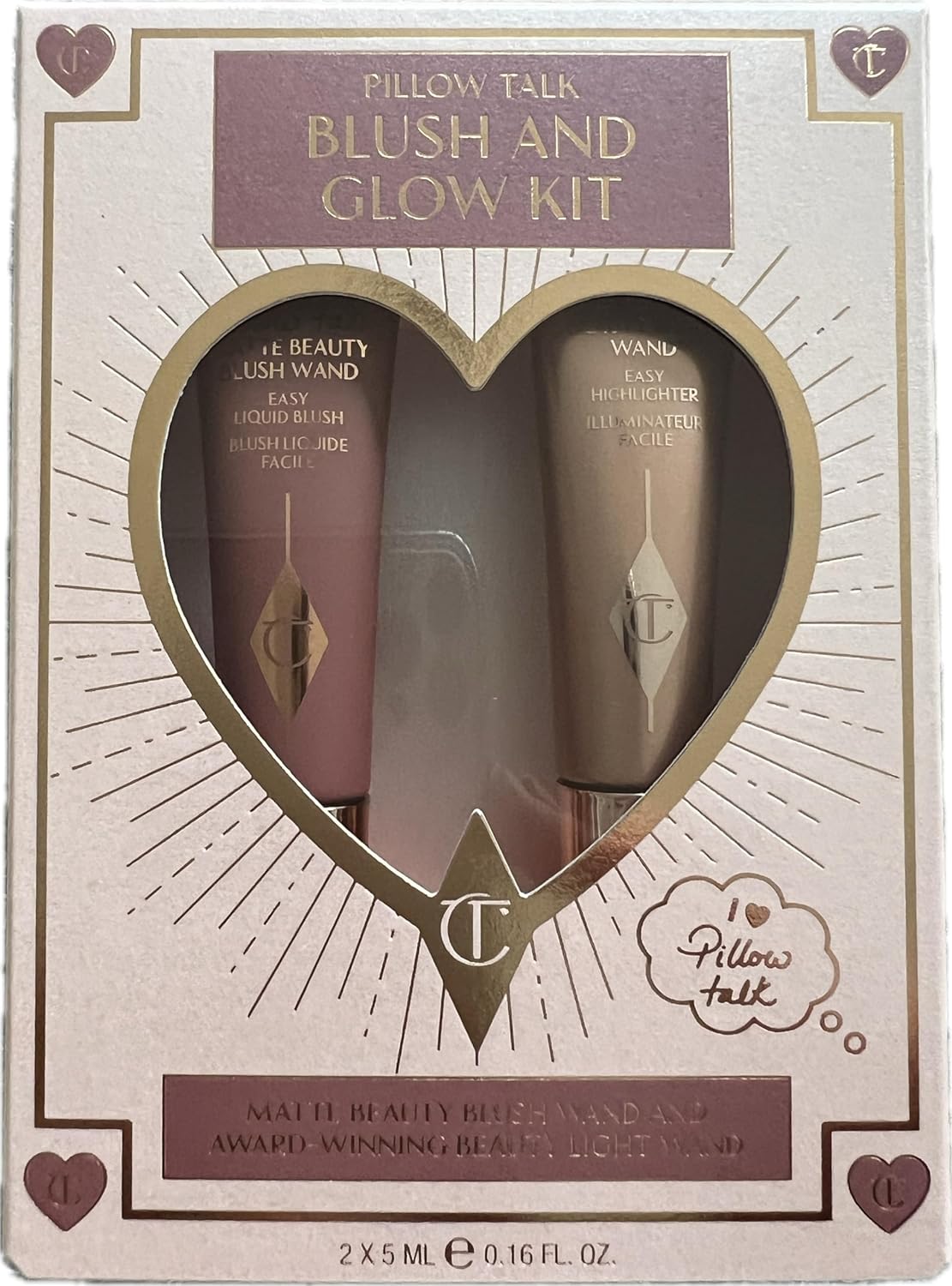 Charlotte Tilbury Pillow Talk Blush & Glow Kit, 2 x 5 ml, Pillow Talk