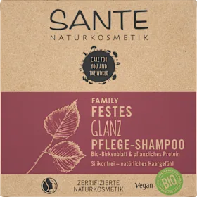 Solid Shampoo Shine Organic Birch Leaf & Vegetable Protein, 60 g