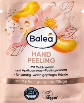 Balea Hand peeling wild rose & apricot, 15 ml