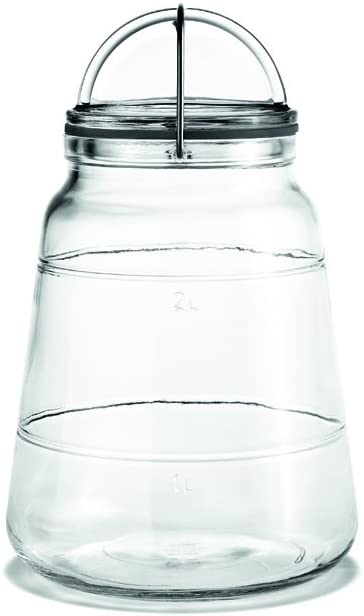 Holmegaard Container 12.8x12.8x15.8 transparent