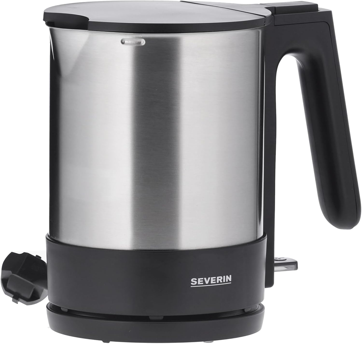 SEVERIN WK 3409 Compact and Powerful Kettle 2200 W Plastic Brushed Stainless Steel Black 1.7 L