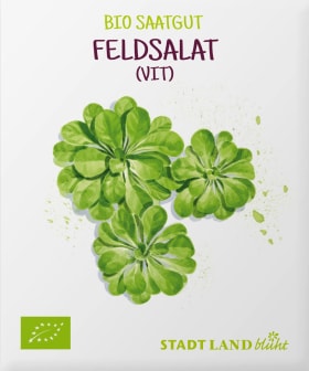 Stadt Land blüht Saatgut Feldsalat Samen, Sorte Verte à coeur plein 2, 1 St