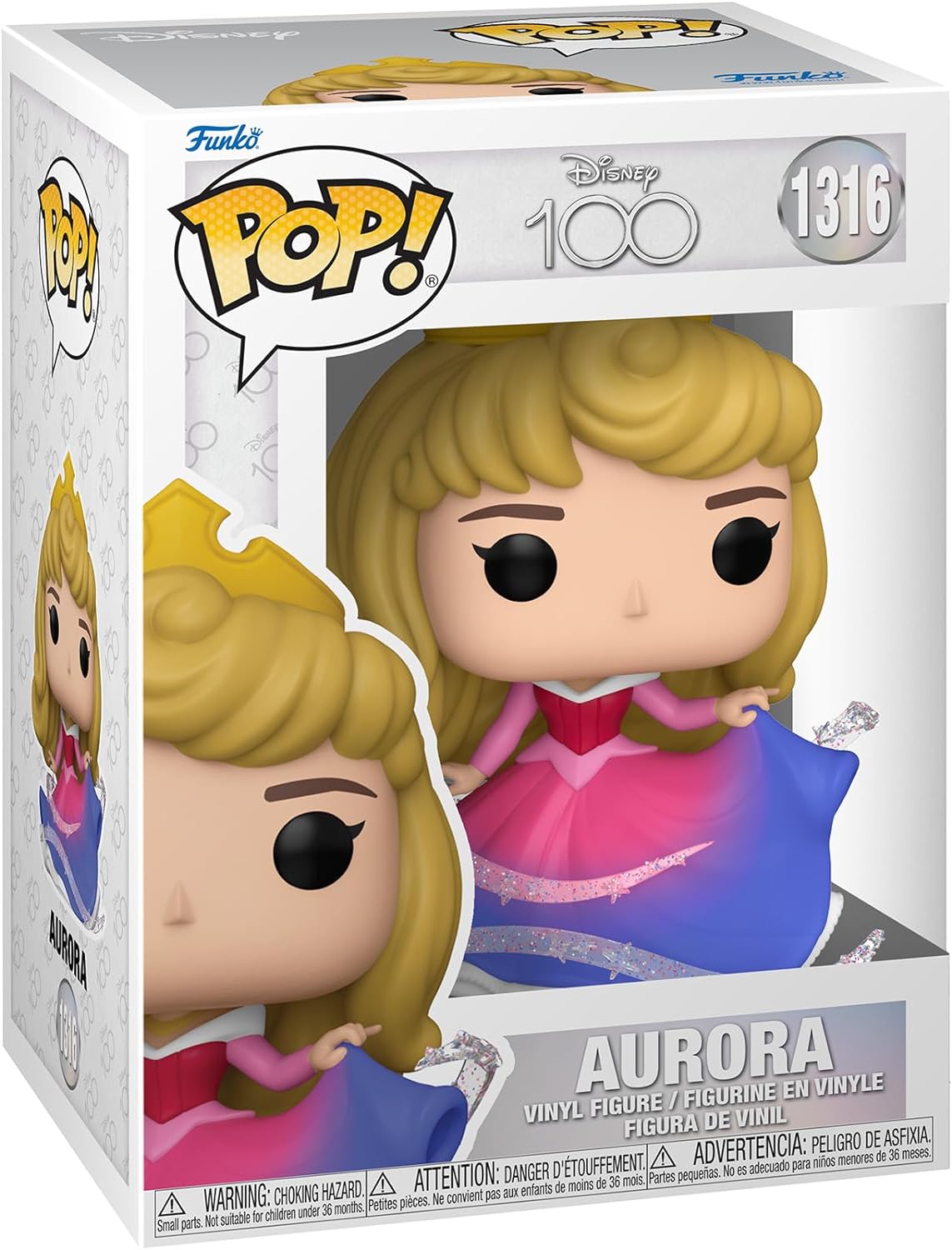 Funko Pop! Disney: Disney 100 - Aurora - Vinyl Collectible Figure - Gift Idea - Official Merchandise - Toys For Children and Adults - Model Figure For Collectors and Display