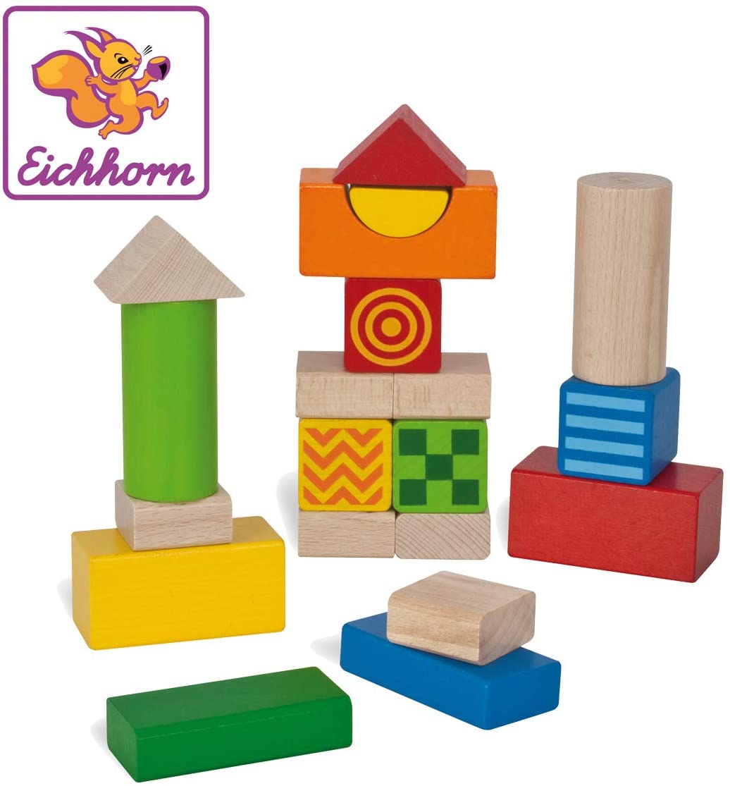 Eichhorn Heros Building Blocks 20 Piece Baby Touch Set Hr-4253 (Japan Import / The P