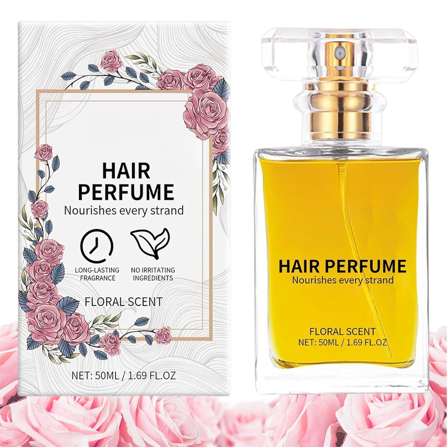 Hair Perfume, Hair Essential Oils Perfume for Women, Hair Perfume for Women Long Lasting, Nourishing and Hydrating, Anti Frizz Hair Perfume for Women (1 Piece)