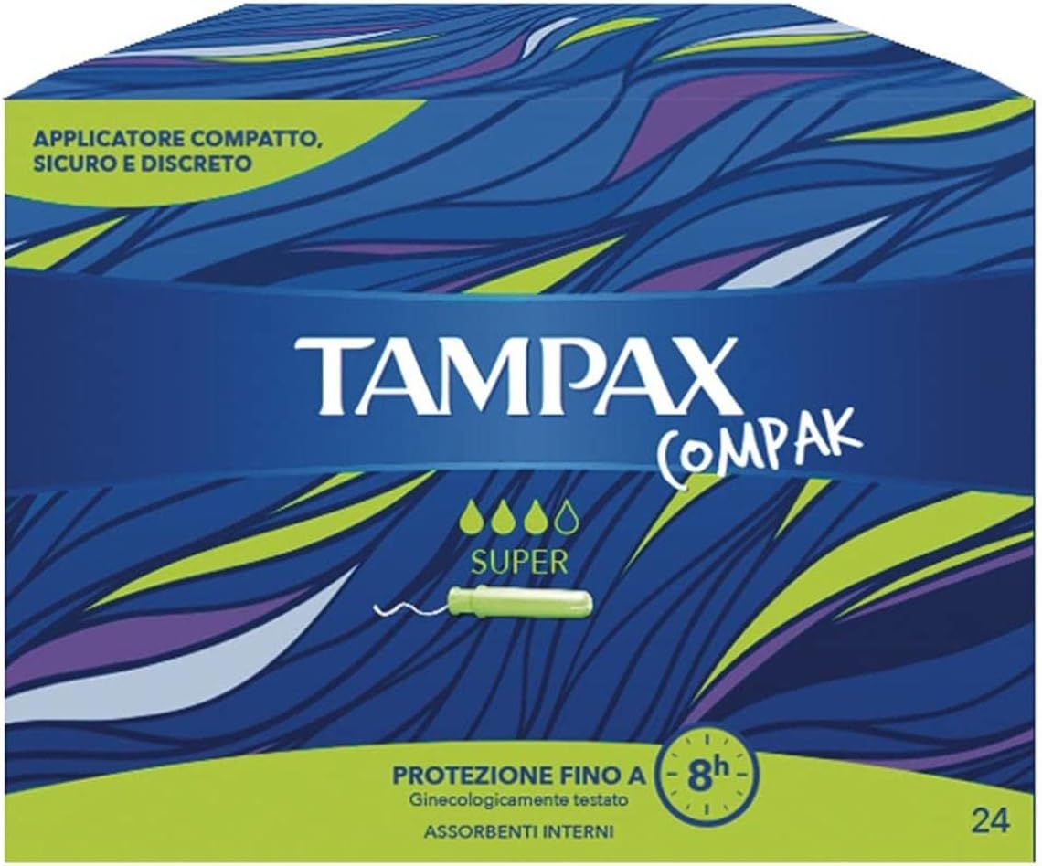 Tampax Compak Super tampons x 24 cm with applicator -