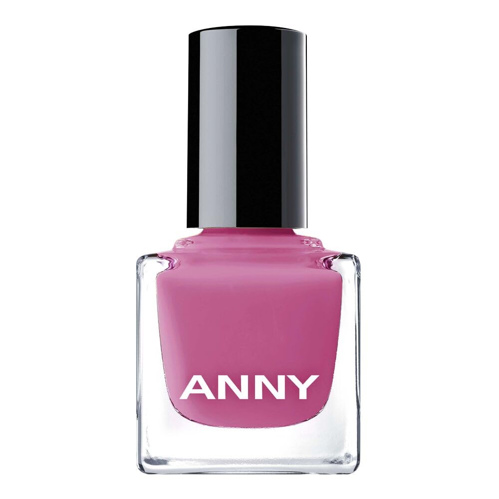 ANNY Nail Polish - High Quality Color Nail Polish with Long Lasting Shine, Chip Resistant and Quick Drying - Pink Bash - 15ml