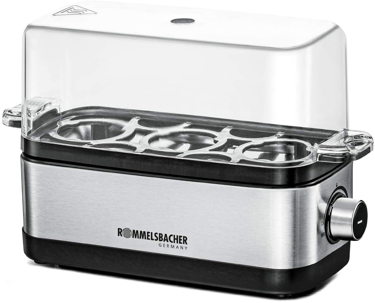 Rommelsbacher Egg Cooker 300 Stainless Steel / Black