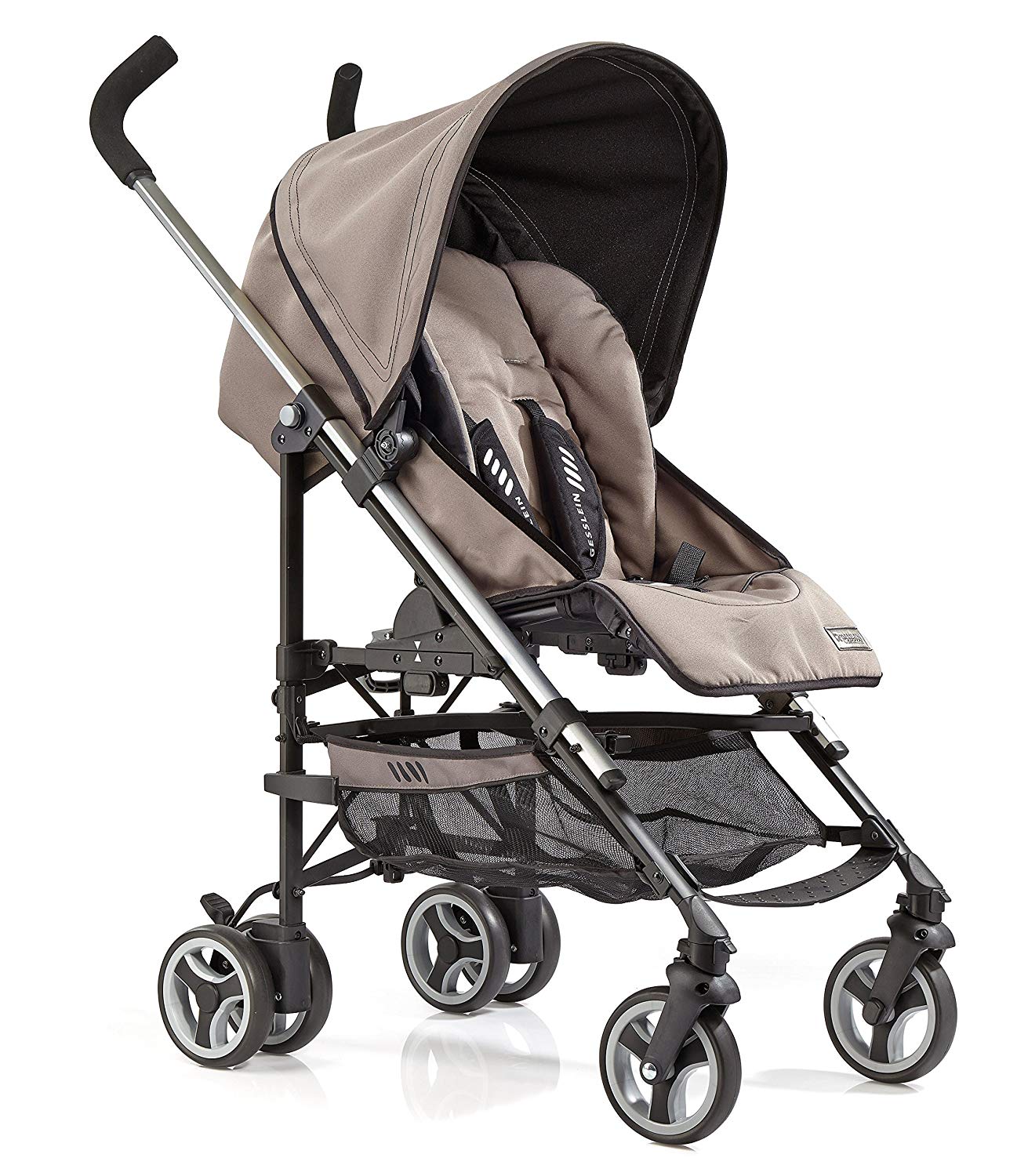 GESSLEIN S5 reverse 2+4, ice blue mottled pushchair with reversible seat unit