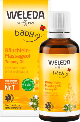 WELEDA Baby tummy massage oil, 50 ml