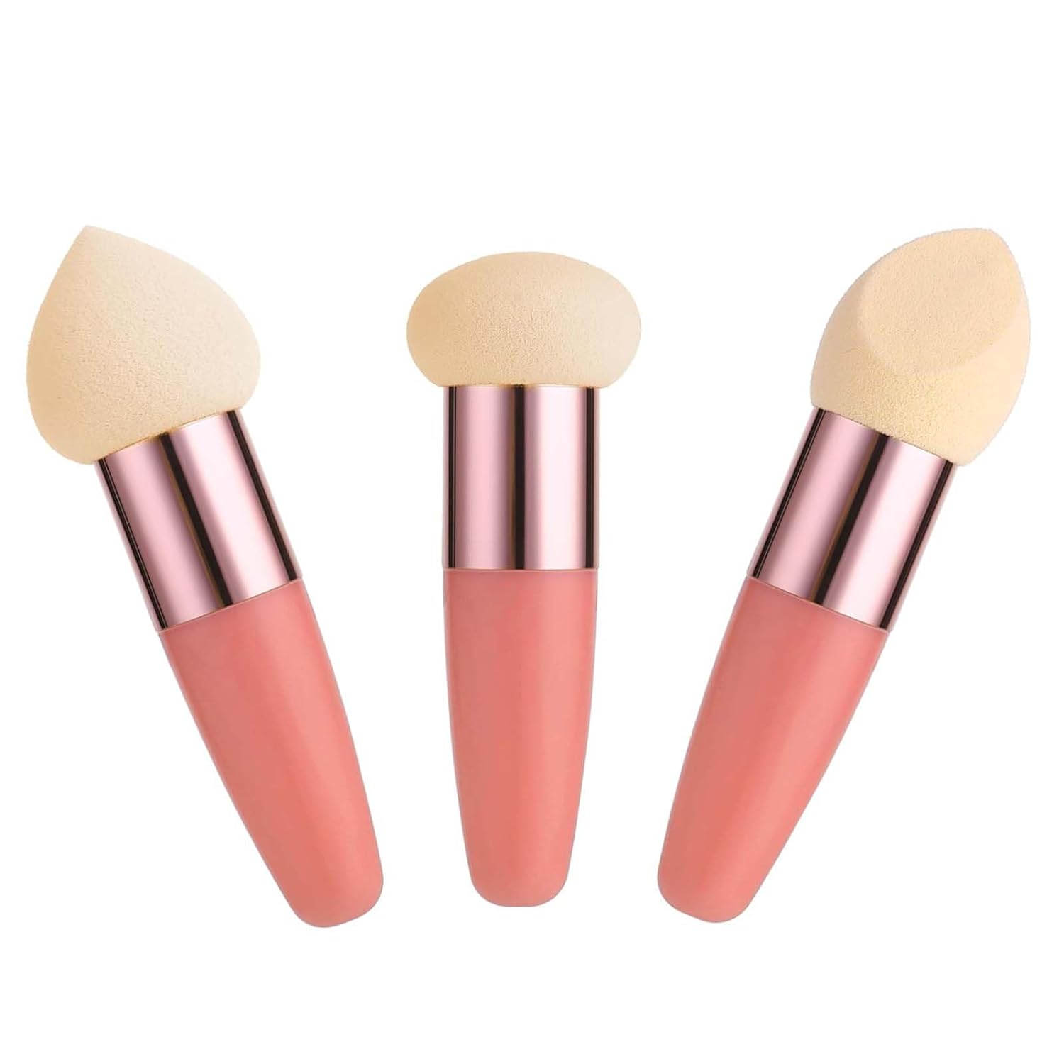 CFSVVD Set of 3 make -up Sponge, Beauty Blender, Beauty Sponge Make Up Sponge Set, Foundation Makeup Brush, Cosmetic Applicator, for Apply and Mixing Foundation