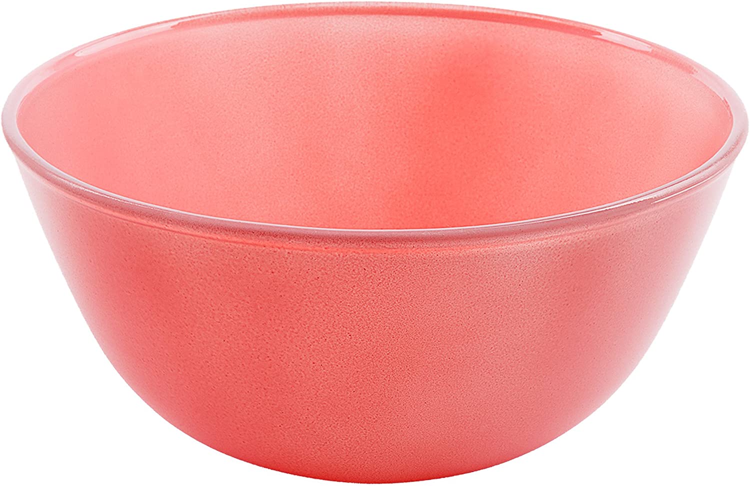 Bohemia Cristal Play of colors Cooking Bowl Approx. 3.5 Ltr White Made of Borosilicate Glass, Glass Bowl, 12.5 x 10.5 x 12.5 cm